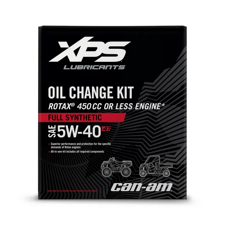 4T 5W-40 Full Synthetic Oil Change Kit for Rotax 450 cc or less engine