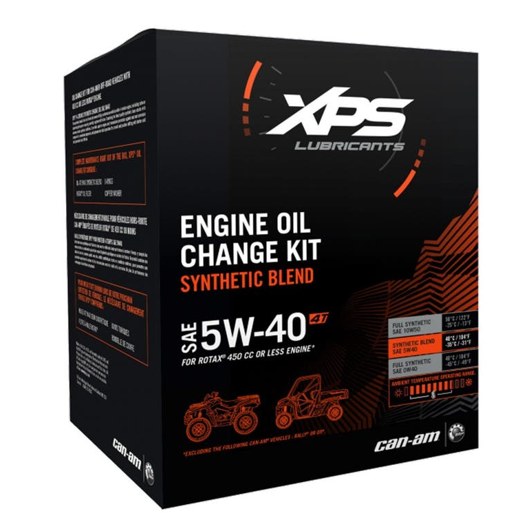 4T 5W-40 Synthetic Bland Oil Change Kit For Rotax 450 CC Or Less Engine