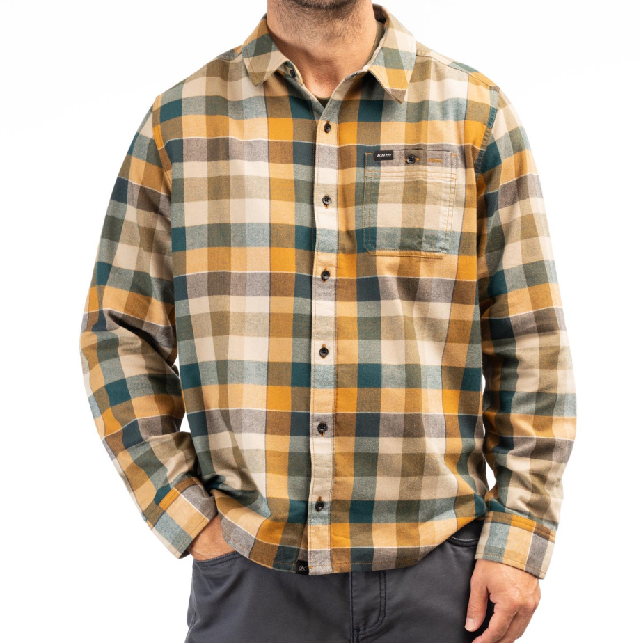 Alderson Midweight Flannel Shirt, Dark Sea