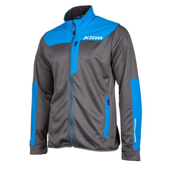 Alloy Jacket-Blue, Front View