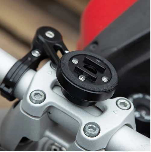 Anti Vibration Mount, Viewed On Motorcycle Zoomed In