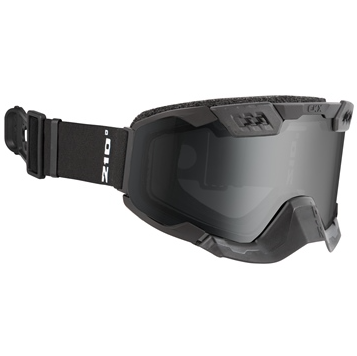 CKX 210° Goggles with Controlled Ventilation for Trail Matte Black - Smoke, Side