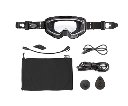 CKX Insulated Electric 210° Goggles for Trail Matte Black