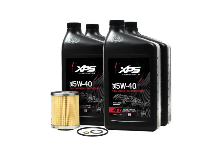 Can-Am XPS 4T 5W-40 Full Synthetic Oil Change Kit for Rotax 900/999 ACE engine*