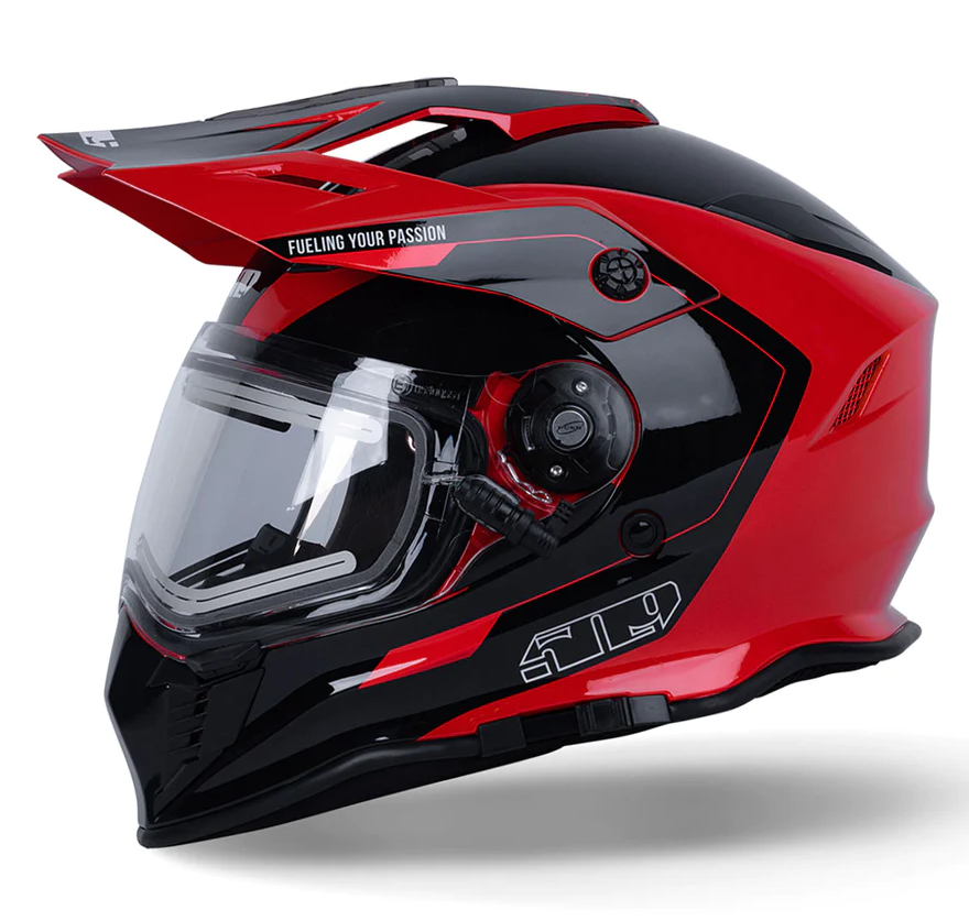 Delta R3L Ignite Helmet -Racing Red_2024, Side View