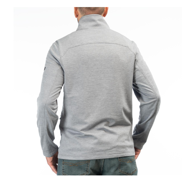 Echo Wool Fleece Jacket, Back View
