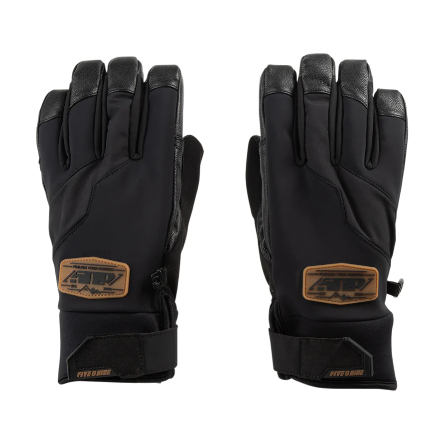 Freeride Gloves - Black Gum, Front
