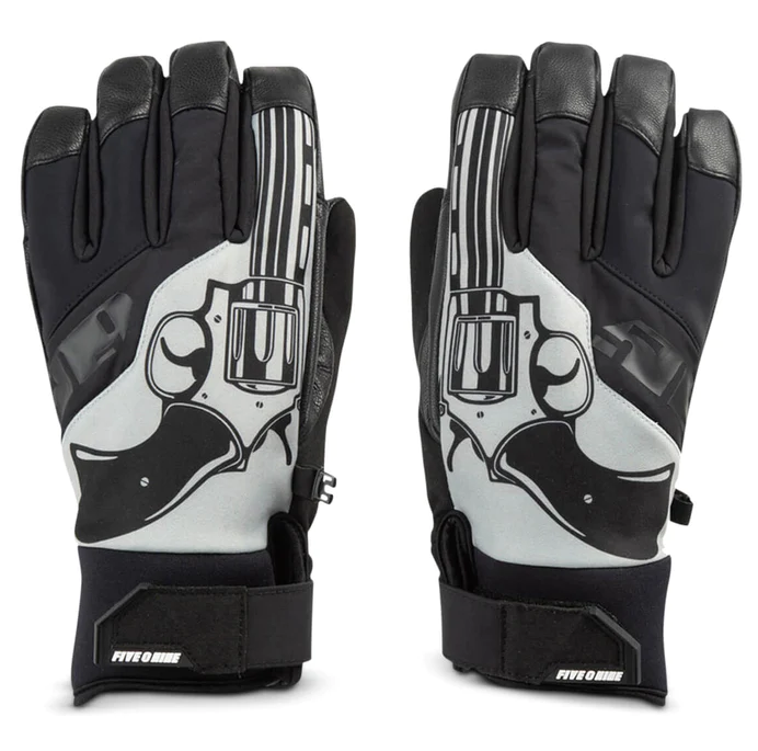 Freeride Gloves, Front View With Left And Right