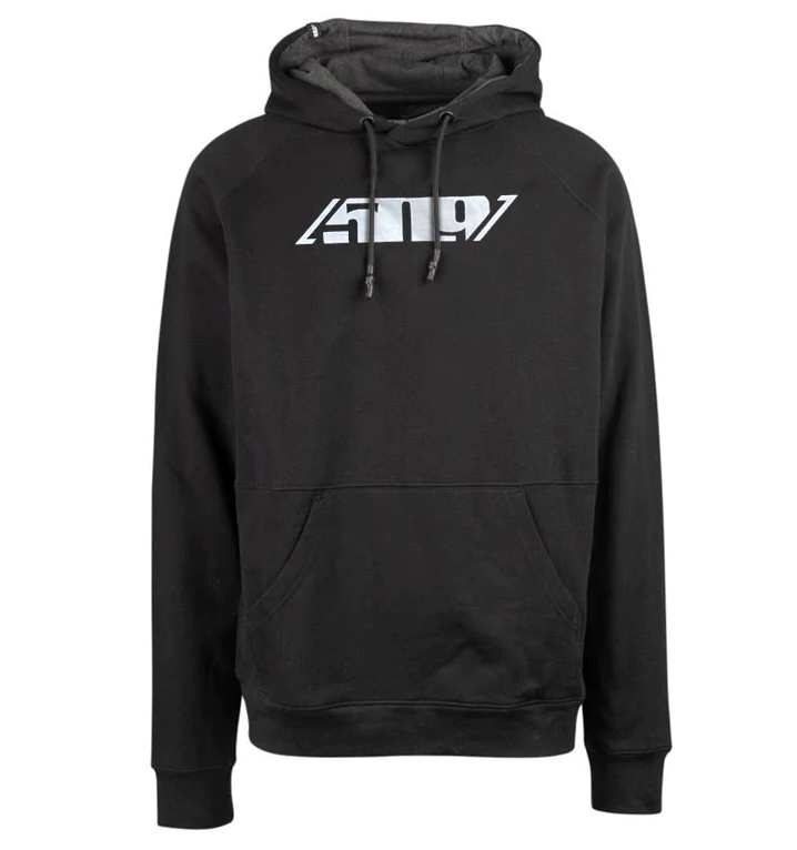 Legacy Pullover Hoodie-Black, Front View