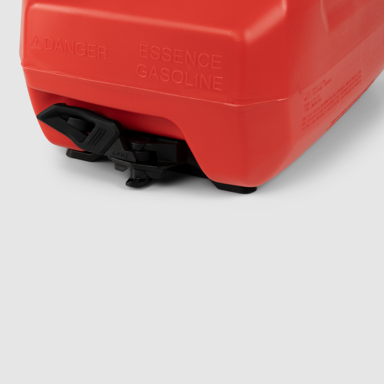 LinQ 5 US Gal (20 L) Fuel Caddy, Fine Print