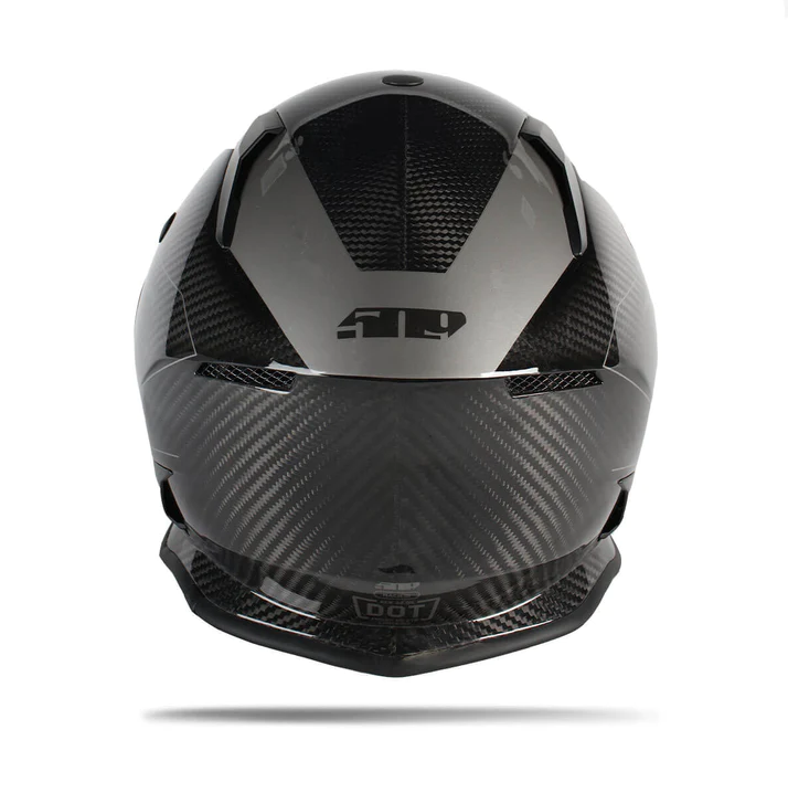 Mach III Carbon Helmet - Blacktop, Back