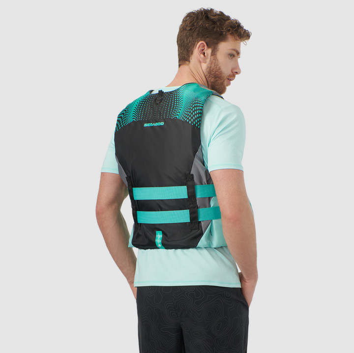 Sea-Doo Motion PFD/Life Jacket, Ice Back View