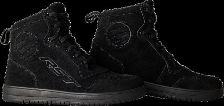 HI-TOP Moto Sneaker CE Boot Black Suede
