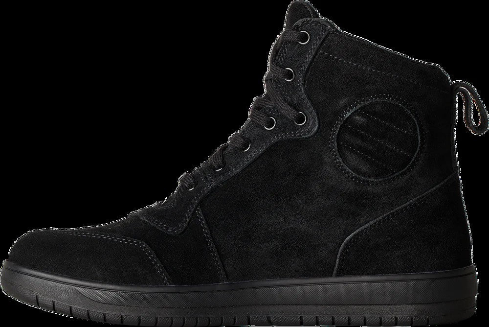 HI-TOP Moto Sneaker CE Boot Black Suede