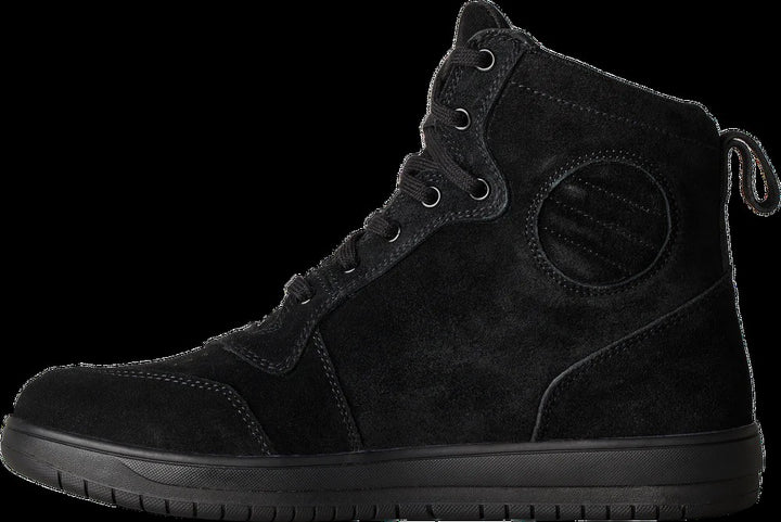 HI-TOP Moto Sneaker CE Boot Black Suede