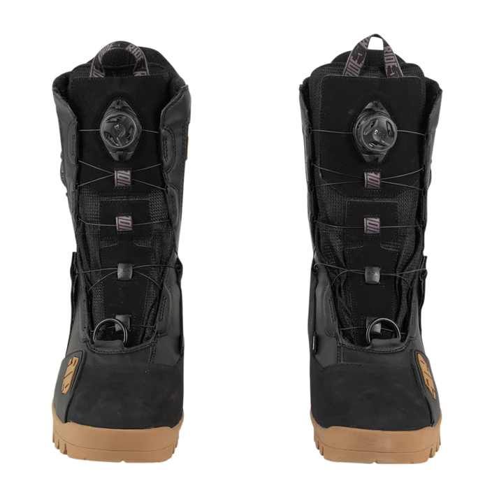 Raid Double Boa Boots - Black Gum, Front