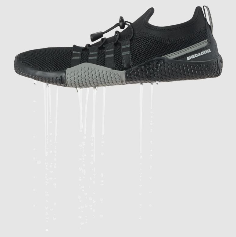 Sea-Doo Aqua Shoes, Water Dripping