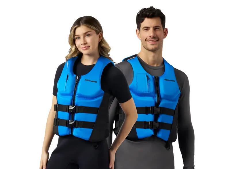 Sea-Do Wave Unisex PFD Front View - Blue