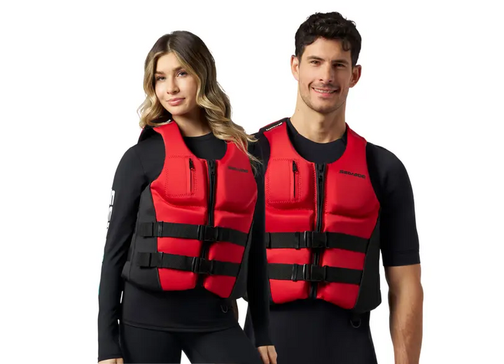 Sea-Do Wave Unisex PFD Front View - Red