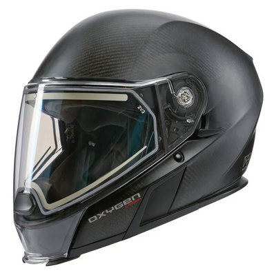 Ski-Doo Oxygen Flow Carbon Heated Helmet with Electric Visor (DOT)