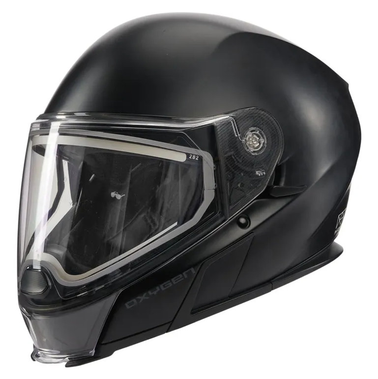 full face motorcycle helmets heated Ski-Doo Oem Ski-Doo Oxygen Flow Heated Helmet with Electric Visor (Dot) / Black / l | 9290870990