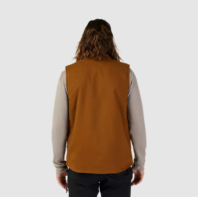 Source Sherpa Vest - Nutmeg Brown, Back