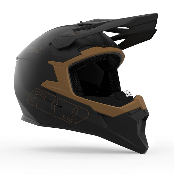 Tactical 2.0 Helmet - Black Gum, Side