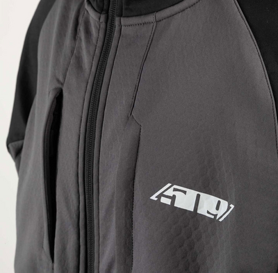 Tactical Elite Softshell Jacket, Zoomed In Logo