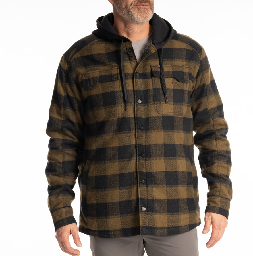 Targhee Fleece Lined Flannel Hoodie
