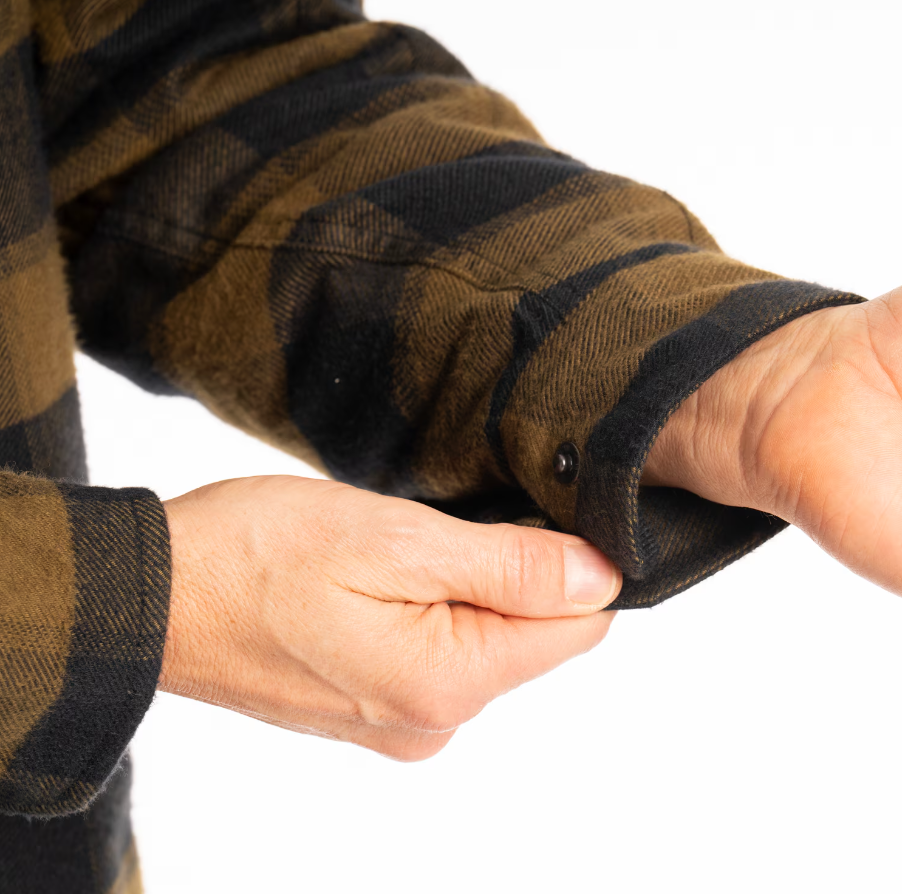 Targhee Fleece Lined Flannel Hoodie
