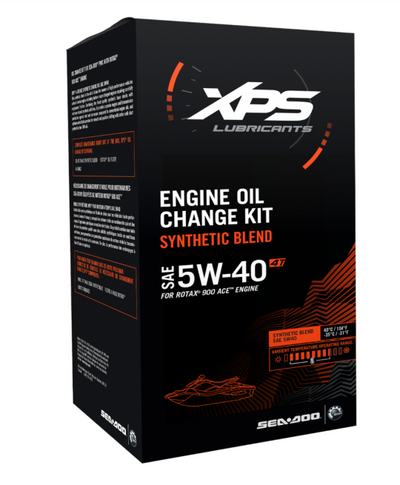 Sea-Doo 4T 5W-40 Synthetic Blend Oil Change Kit For Rotax 900 ACE Engine