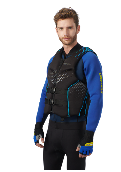 Airflow PFD/Life Jacket - Blue , Front View