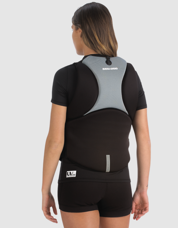 Airflow PFD/Life Jacket - Gray, Back View