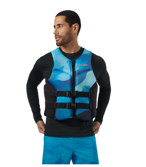 Airflow Sunset Edition PFD/Life Jacket- Blue, Front View