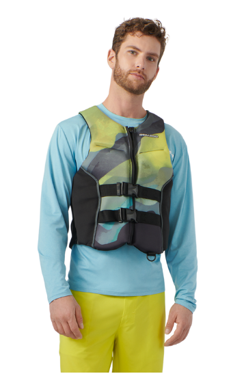 Airflow Sunset Edition PFD/Life Jacket- Yellow, Front View
