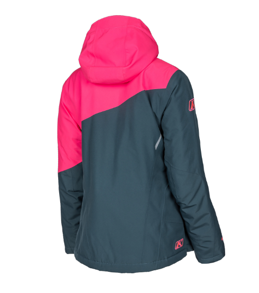 Allure Jacket - Petrol Pink, Back View