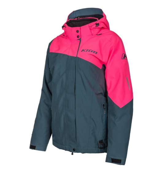 Allure Jacket - Petrol Pink, Front View