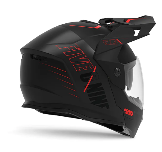 Altitude 2.0 Helmet - Red Aura, Back View