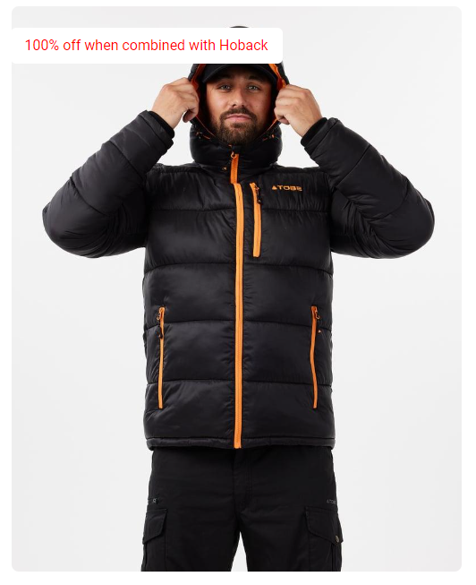 Anca V2 Padded Jacket-Black Autumn, Front View