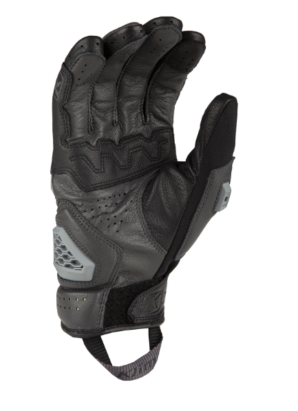 Baja S4 Glove -Asphalt, Back View