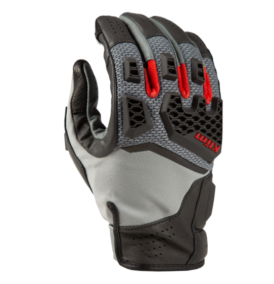 Baja S4 Glove-Monument Gray, Front View