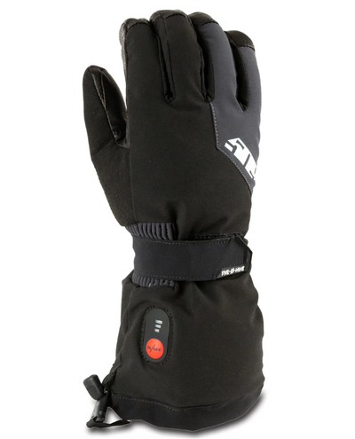 Backcountry Ignite Gloves - Black, Front View