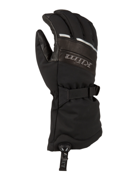 Blaze Gauntlet Glove-Asphalt, Front