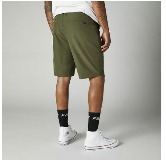 Essex Tech Stretch Shorts Olive Green