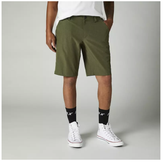 Essex Tech Stretch Shorts Olive Green