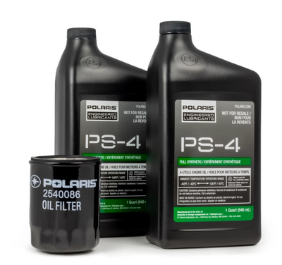 Full Synthetic Oil Change Kit, 2202166, 2 Quarts of PS-4 Engine Oil and 1 Oil Filter
