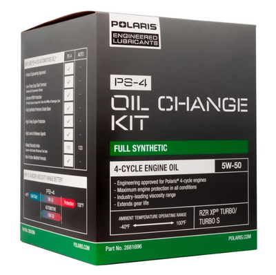 Full Synthetic Oil Change Kit, 2881696, 3 Quarts of PS-4 Engine Oil and 1 Oil Filter