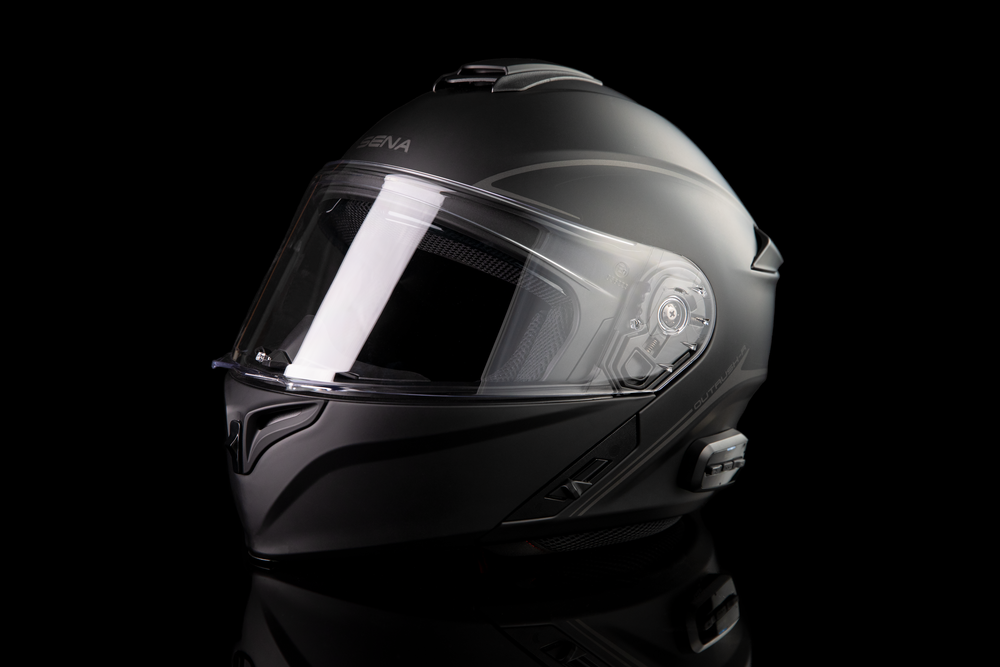 SENA Outrush R Flip-Up Helmet Matte Black