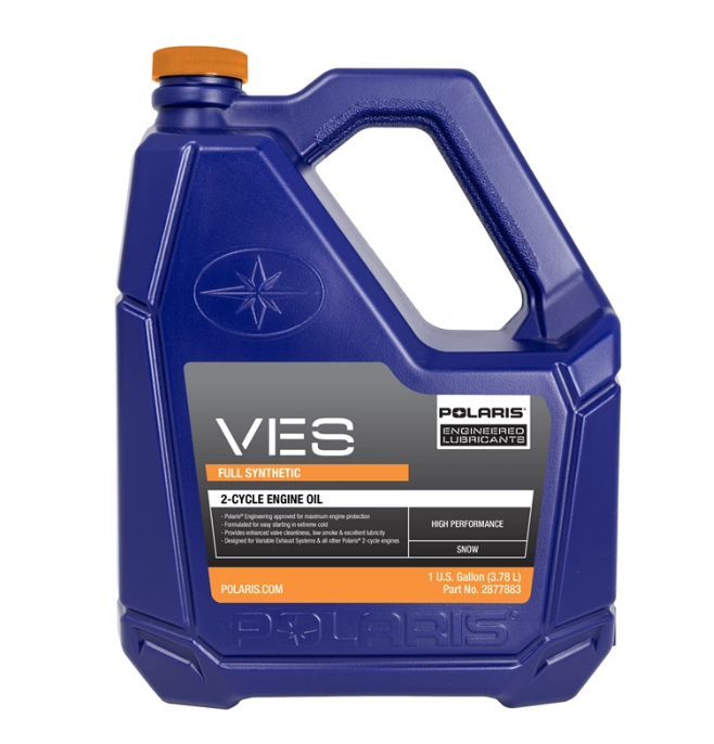 VES Full Synthetic 2-Cycle Oil, For 2-Stroke Snowmobiles