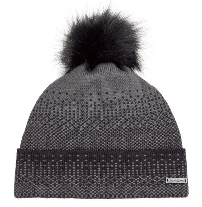 Women's Faux-Fur Pom-Pom Beanie